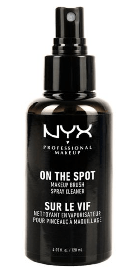 Nyx on the spot brush cleaner spray