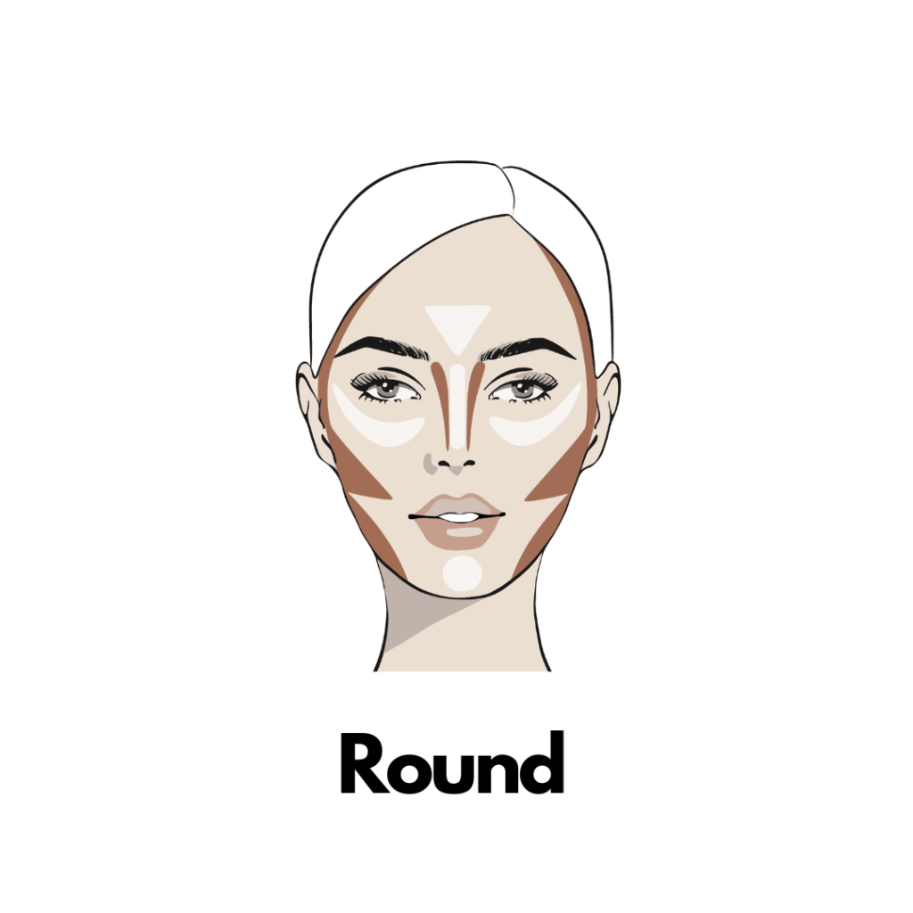 Contouring for a round face